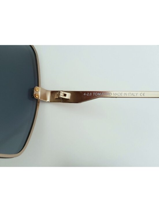TOM FORD Scout TF656 28Q 58mm Oversized Butterfly Sunglasses Gold Green - Italy main image 5